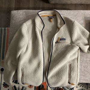 Patagonia Cream Fleece Jacket